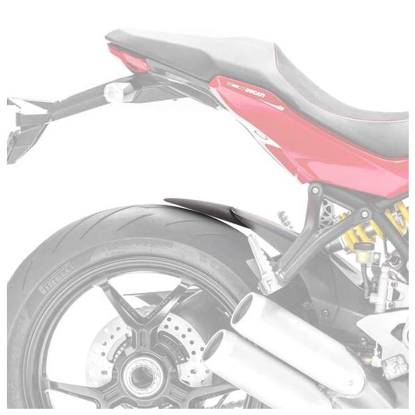 Pyramid Plastics Pyramid hugger extension | matte black | ducati monster 1200 r 2016>2020